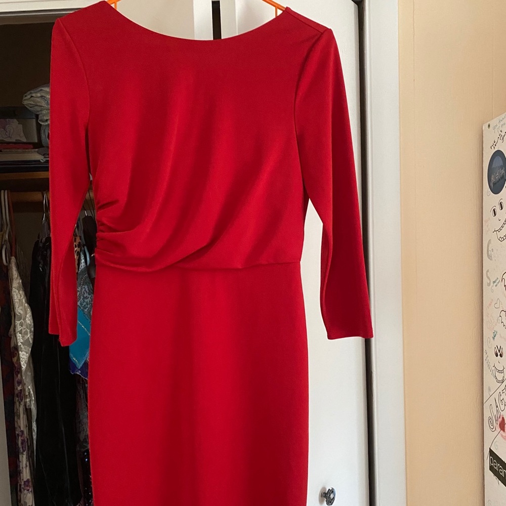 Perfect for the holidays! The Limited’s red dress